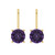 7.5mm Round-Cut Drop Earrings