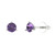 0.5 cttw 4.0mm Round-Cut Stud Earrings — Design E093