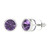 1 cttw 5.0mm Round-Cut Stud Earrings — Design E097