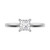 0.53 cttw Princess-Cut Solitaire Engagement Ring — Design G2821+G2822+G2823