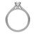 0.53 cttw Princess-Cut Solitaire Engagement Ring — Design G2821+G2822+G2823