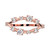 0.27 cttw Round-Cut Cluster Wedding Band — Design G775+G776+G777