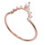 0.26 cttw Marquise-Cut Wedding Band