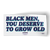 Black Men (6 x 3" Vinyl Sticker -- Pack of Two!)