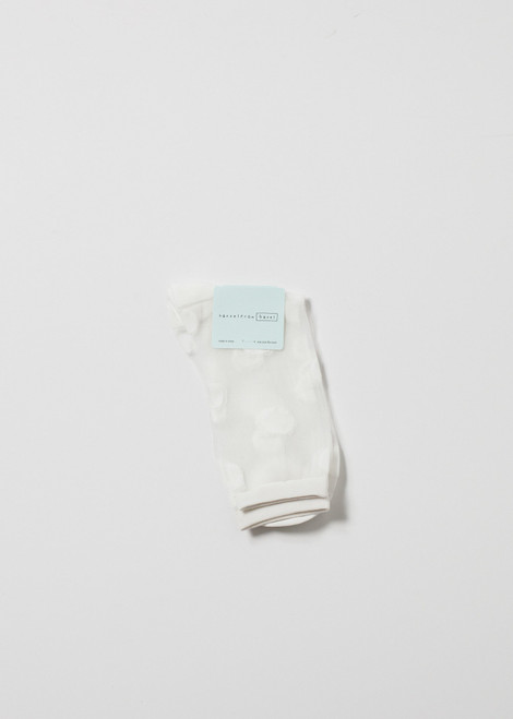 Large Polka Dot Sheer Crew 1