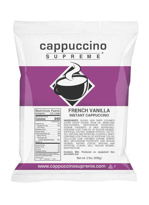 French Vanilla Cappuccino Supreme 2 Lb. Bag