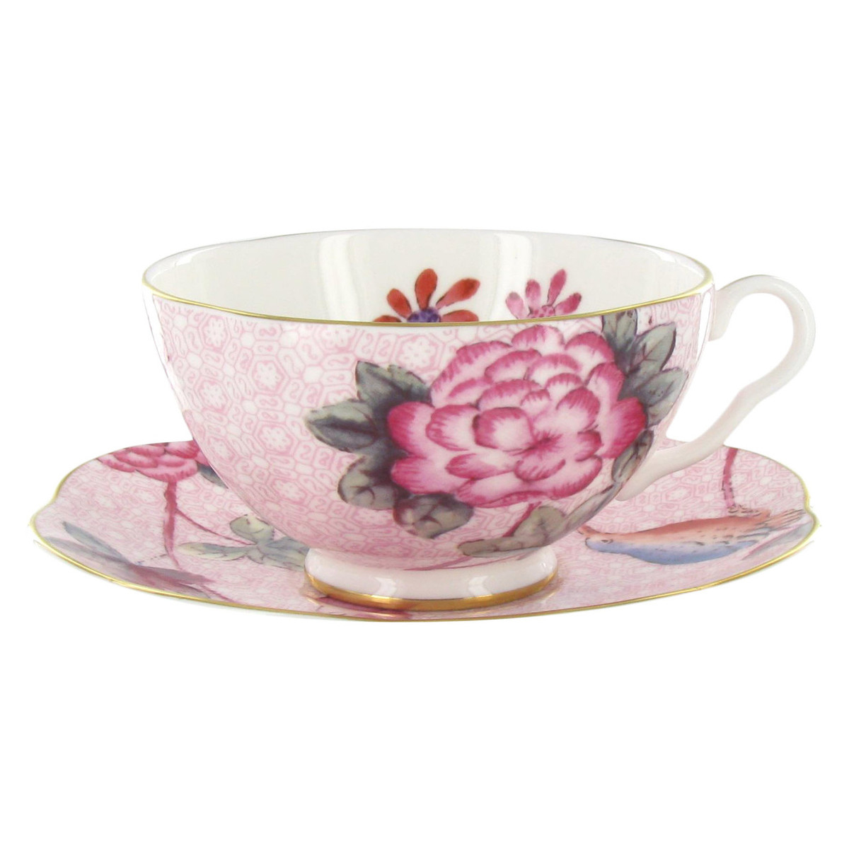 Wedgwood Harlequin Collection Deco Bloom Cup & Saucer