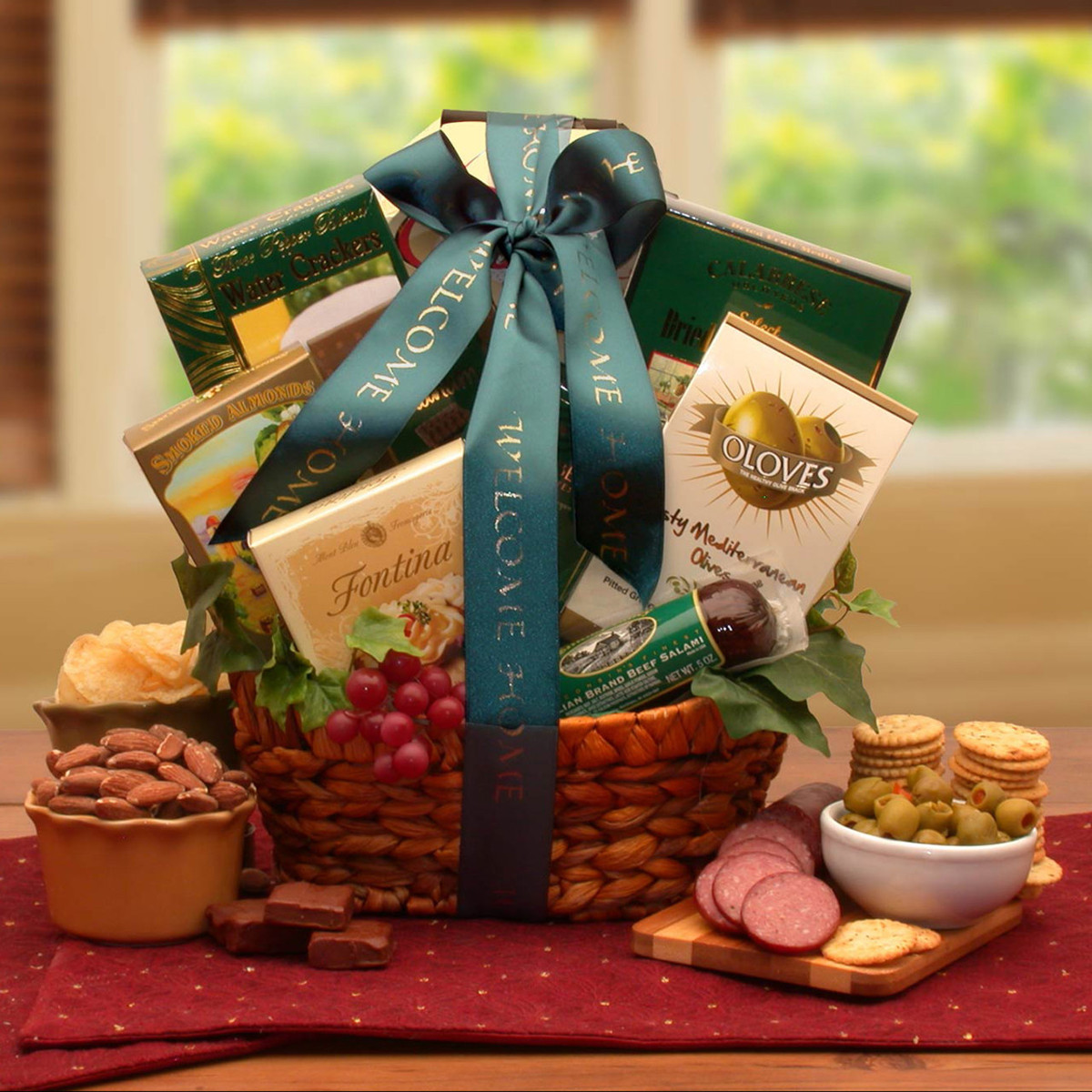 Home Is Where The Heart Is Housewarming Gift Basket - housewarming gift  baskets, welcome basket, new home gift ideas