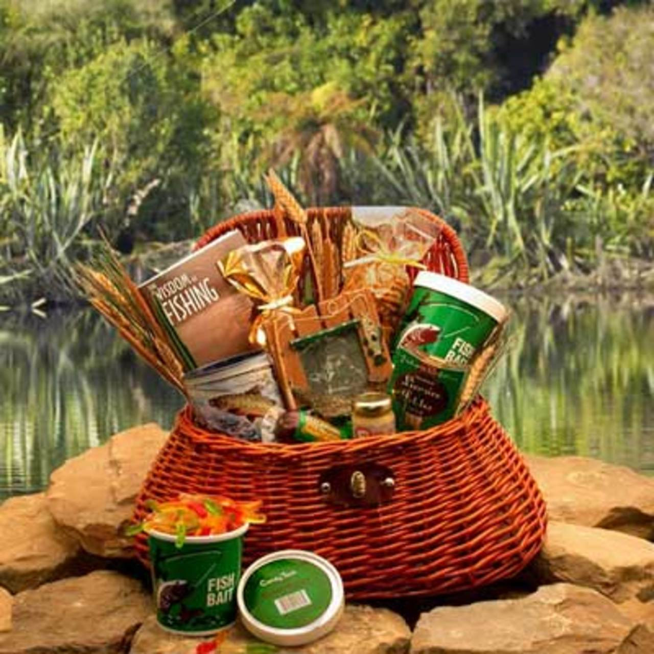  Fishing Creel Basket, Wicker Picnic Basket