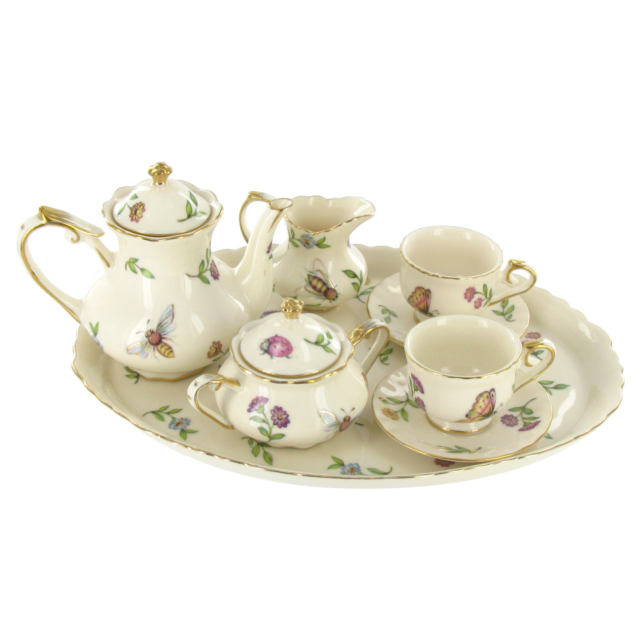 Miniature Tea Service Set Morning Meadows