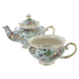 Blue Bird Chintz Porcelain - Tea for One