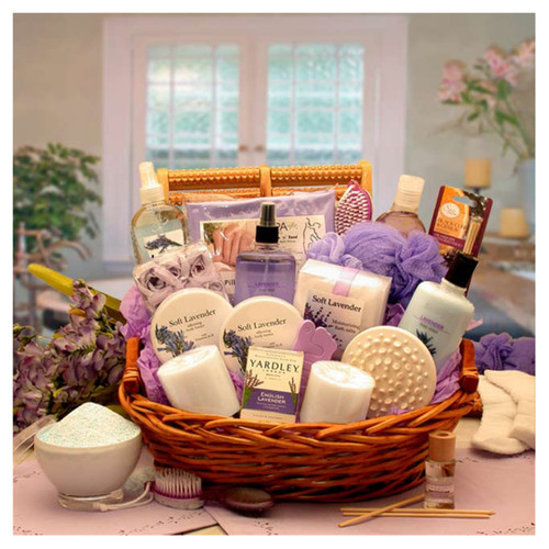 The Essence of Lavender Spa Gift Basket The Essence of Lavender Spa Gift Basket