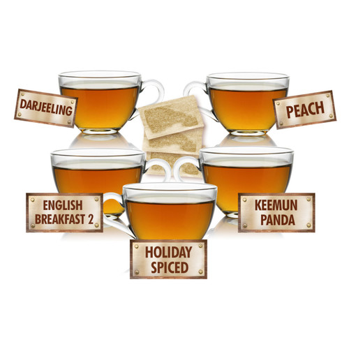 Great Tasting Tea Sampler - 5 Tea Bags of 5 Delicious Teas Great Tasting Tea Sampler - 5 Tea Bags of 5 Delicious Teas