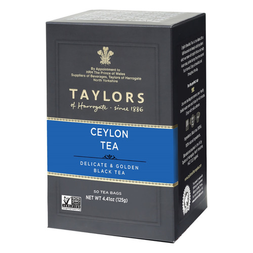 Taylors of Harrogate Pure Ceylon Tea Bags - 50 count Taylors of Harrogate Pure Ceylon Tea Bags - 50 count