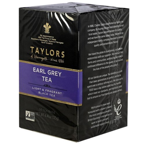 Taylors of Harrogate - Earl Grey Tea Bags - 50 count Taylors of Harrogate - Earl Grey Tea Bags - 50 count