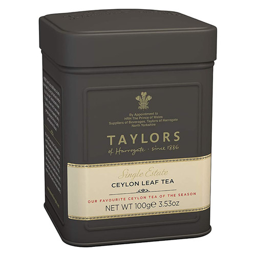 Taylors of Harrogate Ceylon Estate Loose Leaf Tea Tin - 3.53oz (100g) Taylors of Harrogate Ceylon Estate Loose Leaf Tea Tin - 3.53oz (100g)