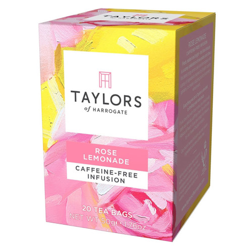 Taylors of Harrogate Tea - Rose Lemonade Infusion Herbal Tea - 20 count Taylors of Harrogate Tea - Rose Lemonade Infusion Herbal Tea - 20 count