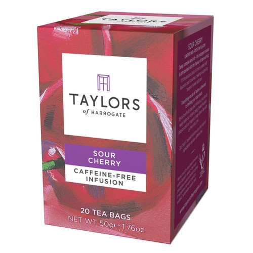 Taylors of Harrogate Tea - Sour Cherry Infusion Herbal Tea - 20 count Taylors of Harrogate Tea - Sour Cherry Infusion Herbal Tea - 20 count