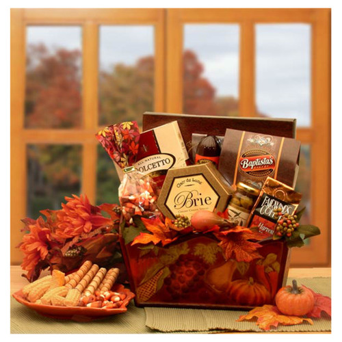 A Gourmet Fall Harvest Gift Basket
