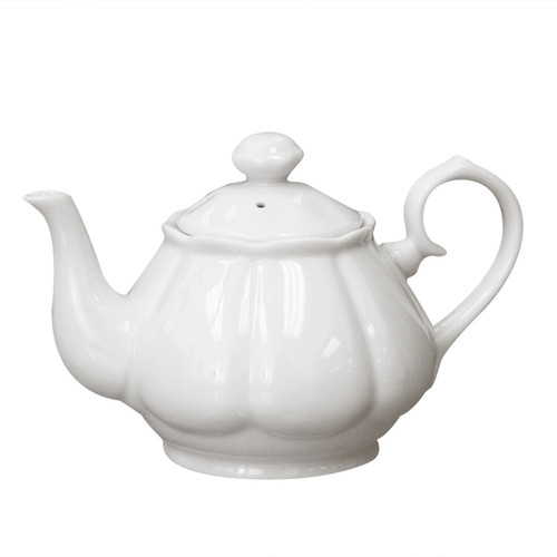 White Porcelain Teapot - 2 Cup - Diana