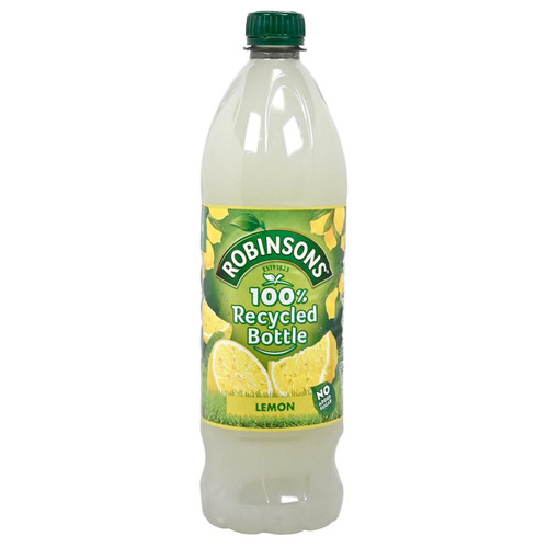 Robinsons No Sugar Added Lemon Fruit Squash - 33fl. (1L)