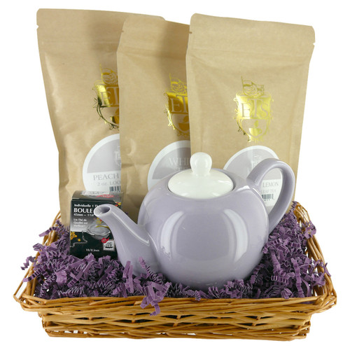 White Teas Gift Basket