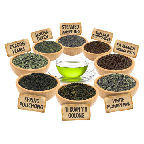 A Must for Any Tea Lover Sampler - 1 ounce Pouches of 8 Delicious Loose Leaf Teas
