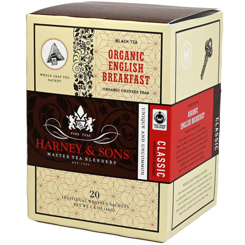 Harney and Sons Tea - Organic English Breakfast - 20 count
