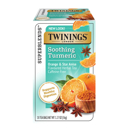 Twinings Superblends Caffeine-Free Herbal Tea - Soothe - 18 Count