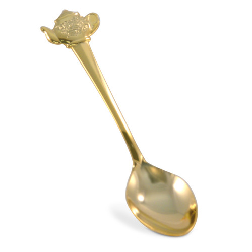 Teapot Gold Demi Spoon - 4.5in