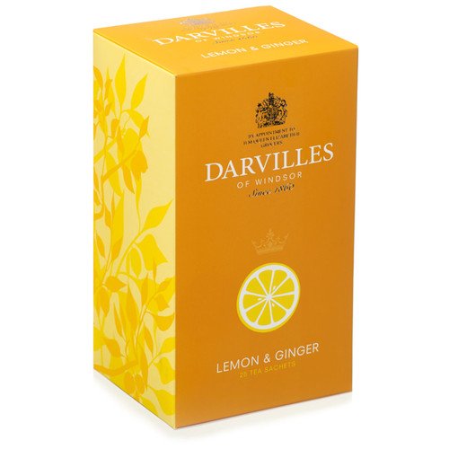 Darvilles of Windsor Lemon & Ginger Tea - 25 Count