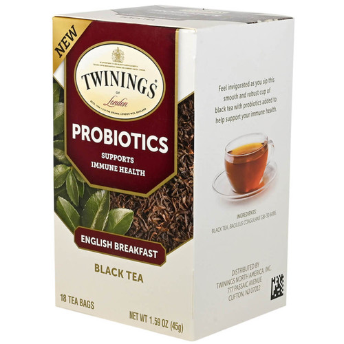 Twinings Superblends Black Tea - Probiotics -  English Breakfast  - 18 Count