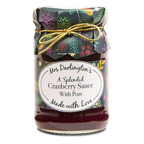 Mrs Darlington's Splendid Cranberry Sauce with Port  - 7.05oz (200g)
