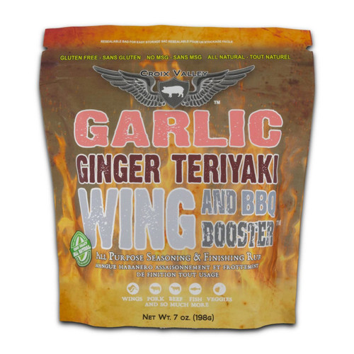 Croix Valley Garlic Ginger Teriyaki Wing & BBQ Booster - 7 oz (198g)