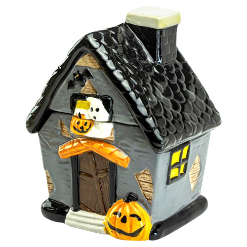 Halloween Ghost House Cookie Jar