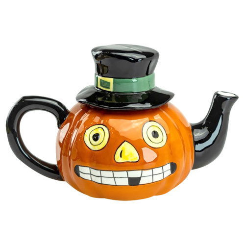 Retro Pumpkin Teapot
