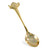 Teapot Gold Demi Spoon - 4.5in