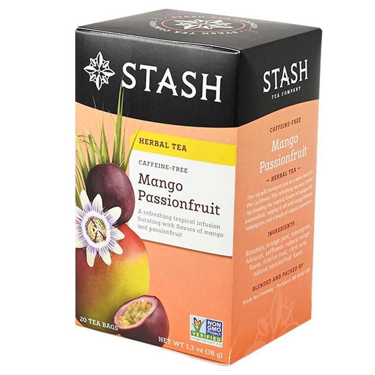 Stash Mango Passionfruit Herbal Tea - 20 count