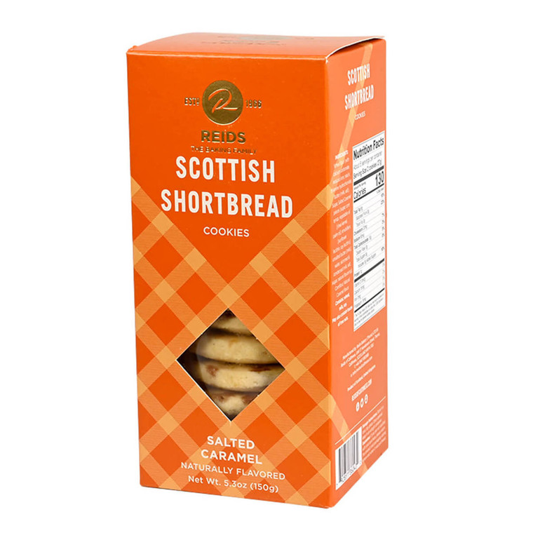 Reids Of Caithness Shortbread Carton - Salted Caramel 5.3oz (150g)