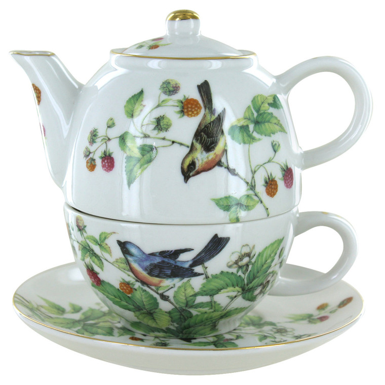 Spring Bird 4 Piece Tea for One