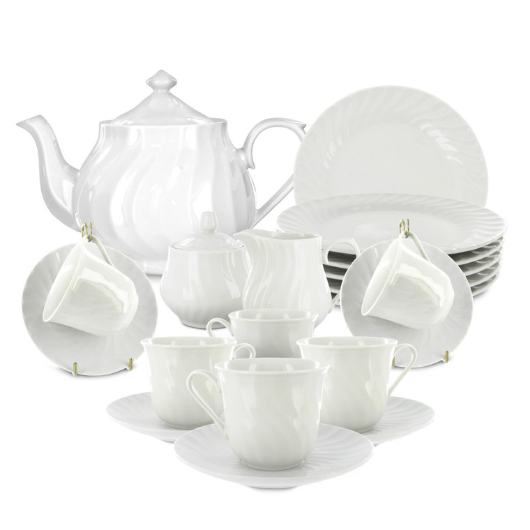 Porcelain Tea Set - Imperial White