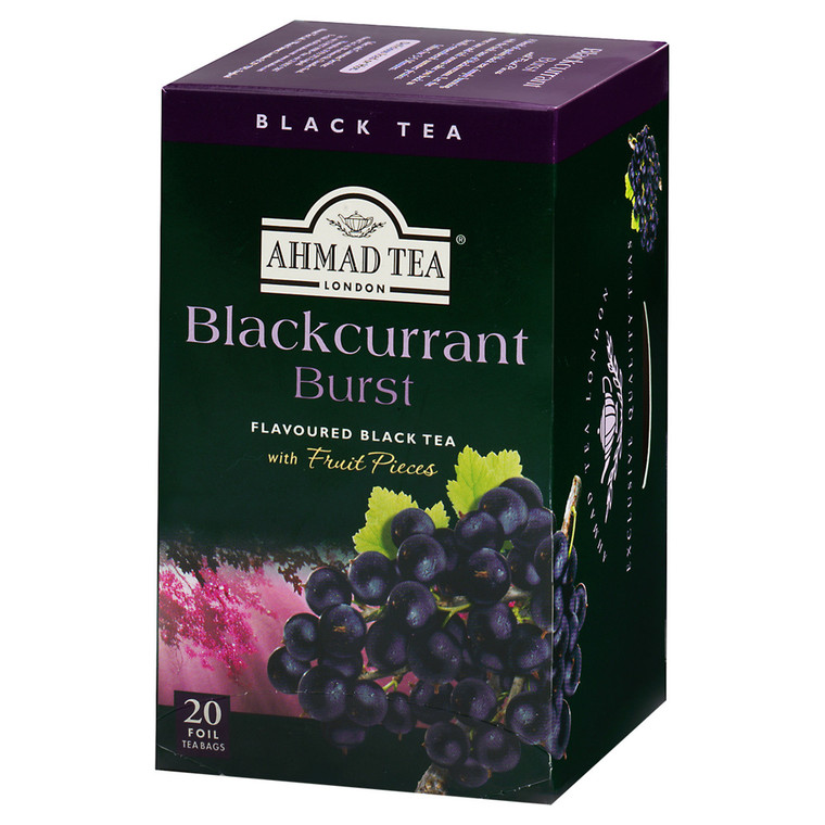 Ahmad Tea's Blackcurrant Burst Flavored Black Tea Bags - 20 count