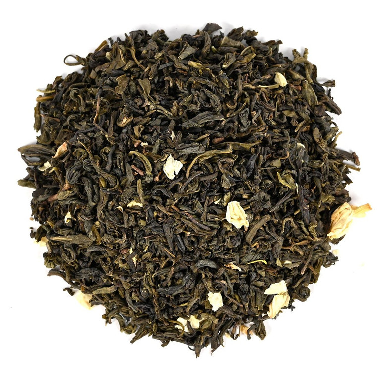 Jasmine with Flowers Green Tea - Loose Leaf - Sampler Size - 1oz