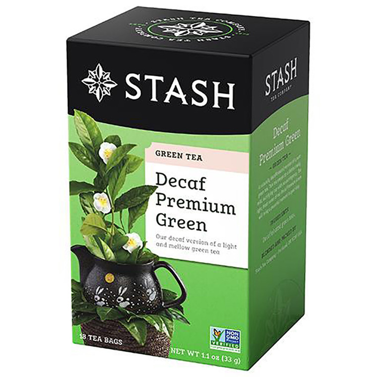 Stash Decaf Premium Green Tea - 18 count