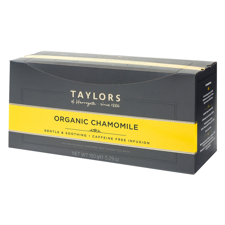 Taylors of Harrogate Organic Chamomile - String & Tag 100 count