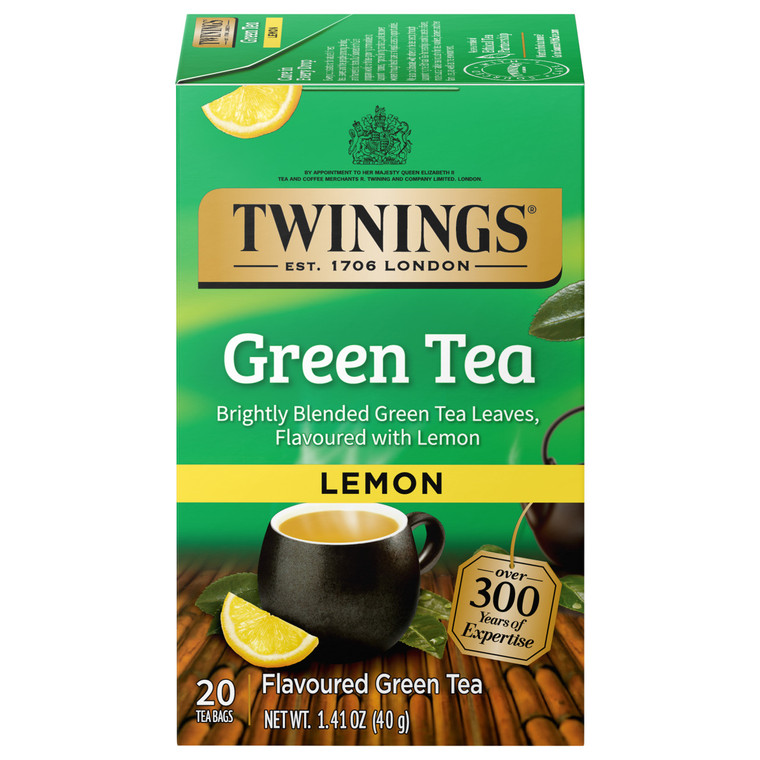 Twinings Lemon Green Tea - 20 count