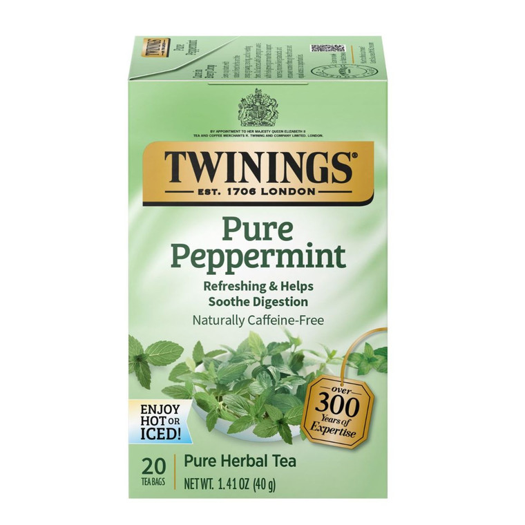 Twinings Pure Peppermint Herbal Tea - 20 count