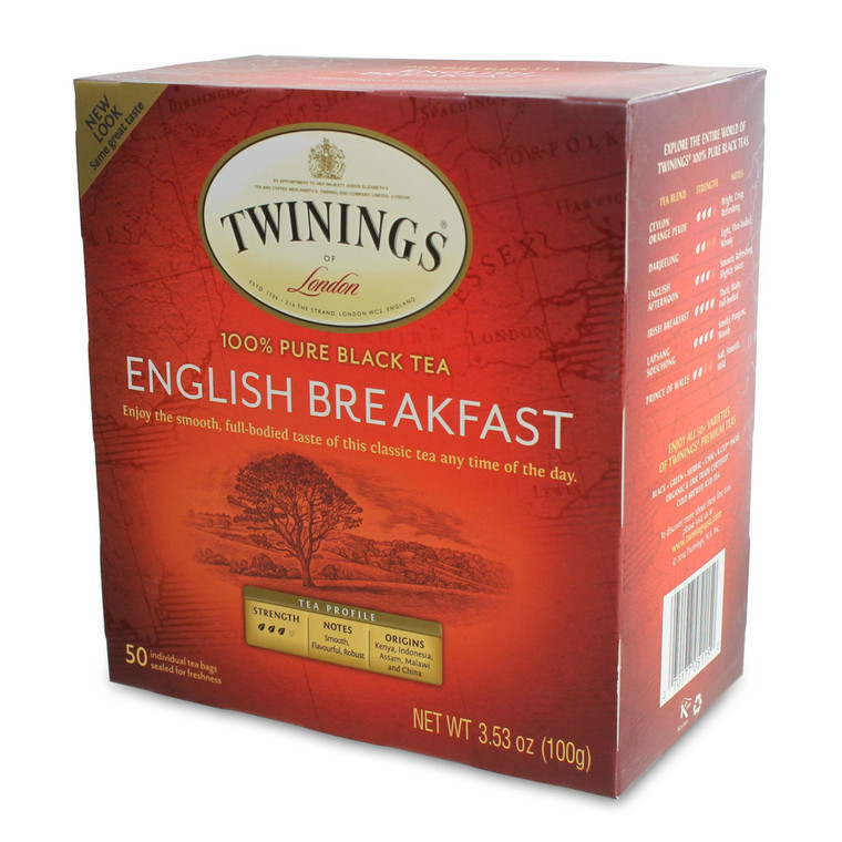 Twinings English Breakfast - 50 count