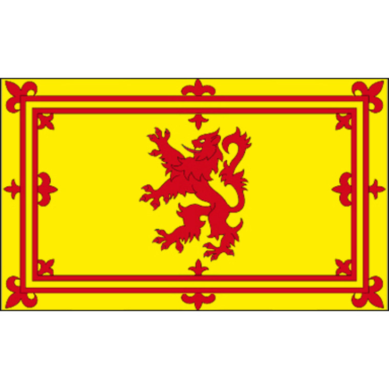 Scotland (Royal Lion Rampant Banner) 5ft x 8ft Nylon Flag