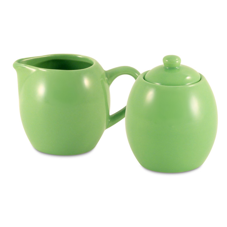 Amsterdam Cream & Sugar Set - Lime